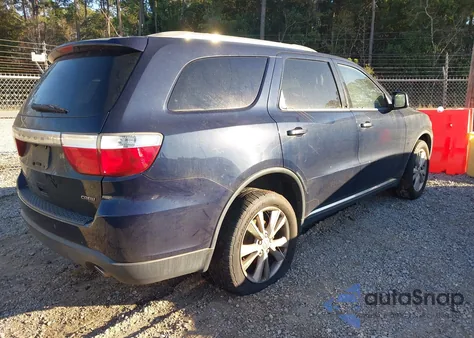 2012 Dodge Durango Crew from USA, damaged, VIN 1C4RDHDGXCC330586